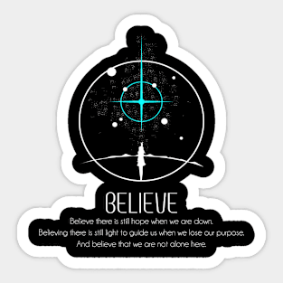 Believe Sticker